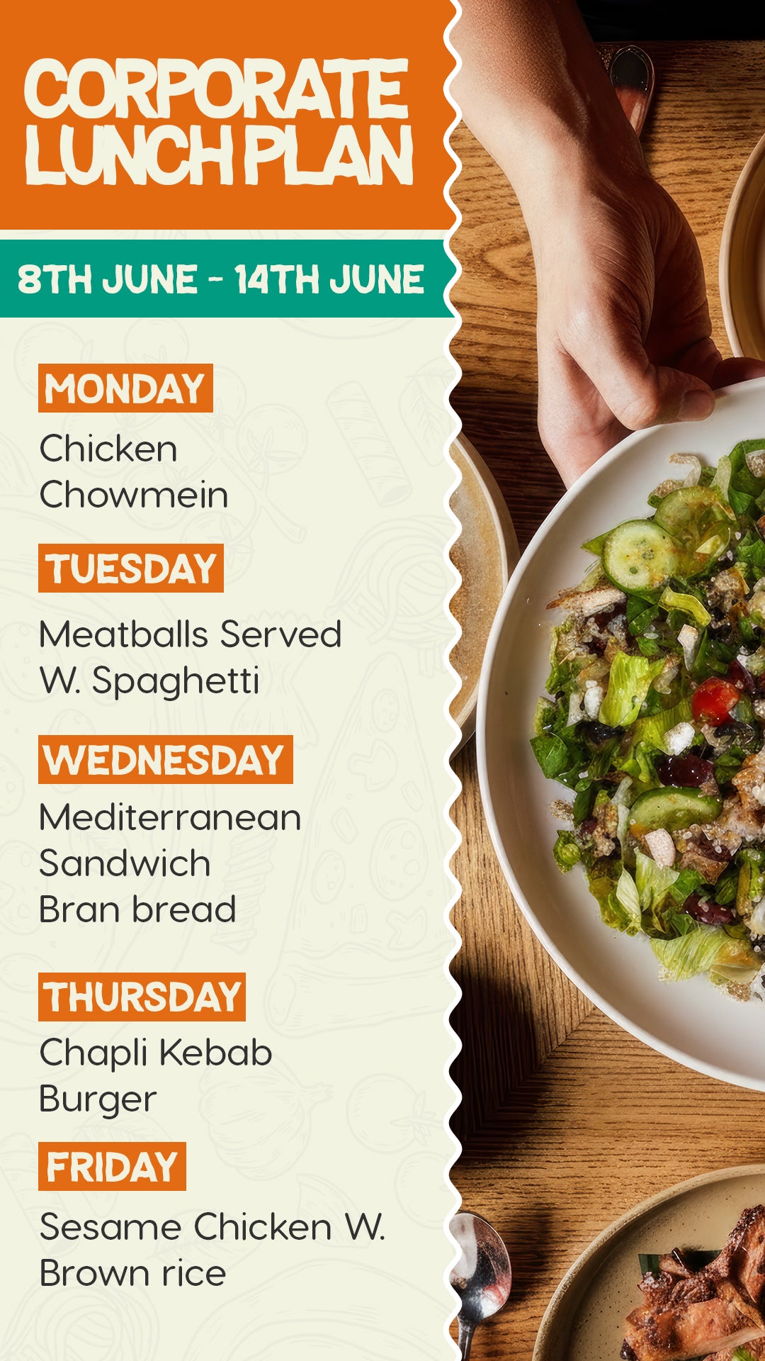 Corporate Lunch Meal
