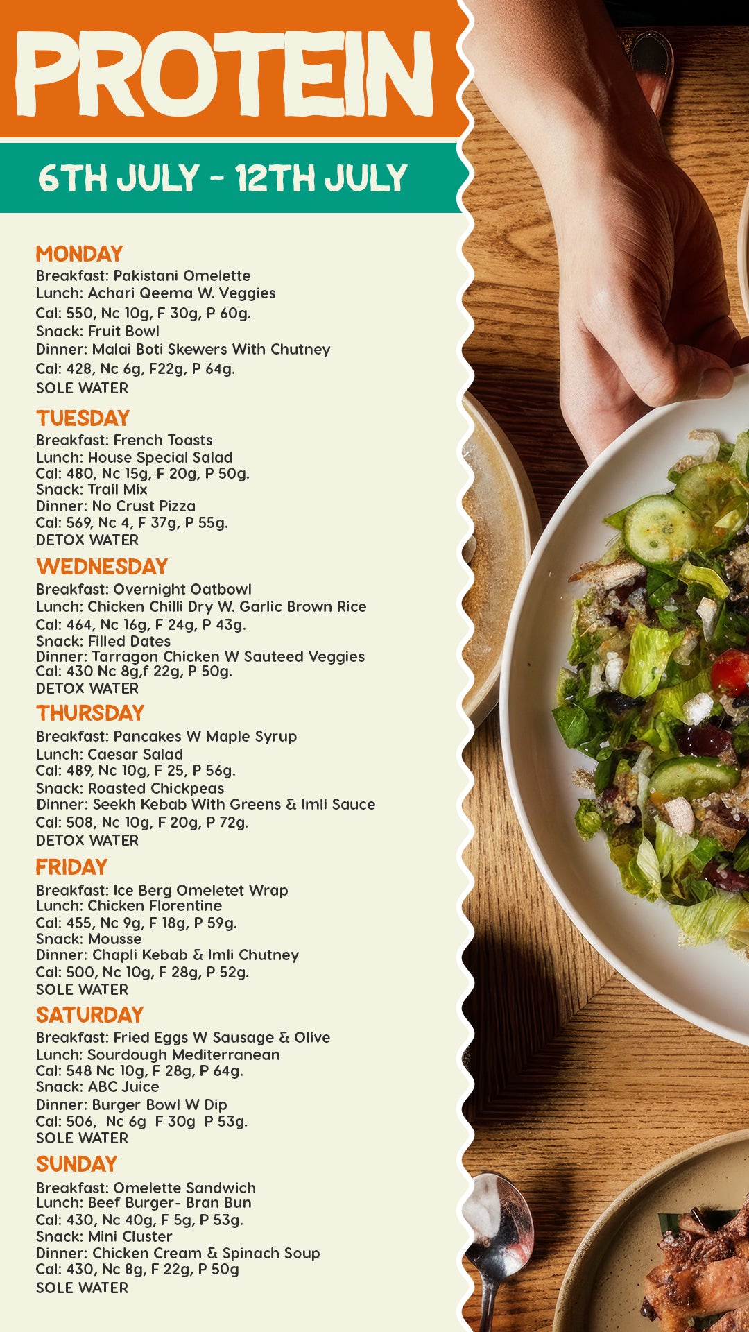 PROTEIN MEAL PLAN